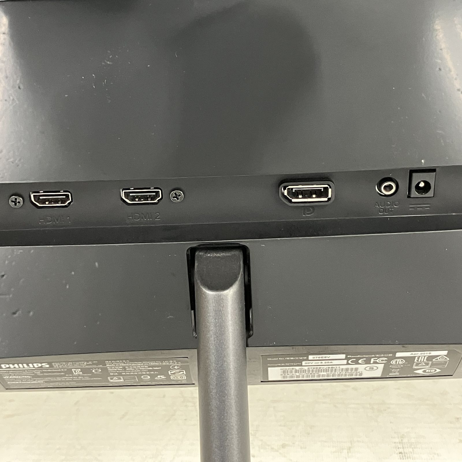 PHILIPS 276E8V 27インチ IPS 4KウルトラHDモニター PC周辺機器