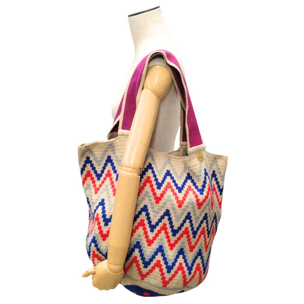 GUANABANA グアナバナ ハンドメイド トートバッグ ネイティブ風柄 正規