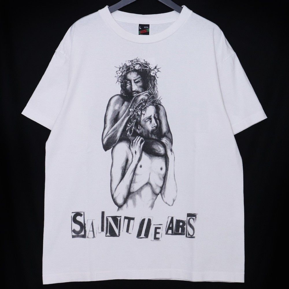 SAINT MICHAEL × DENIM TEARS STT TEE DBL JESUS Lサイズ ホワイト SM