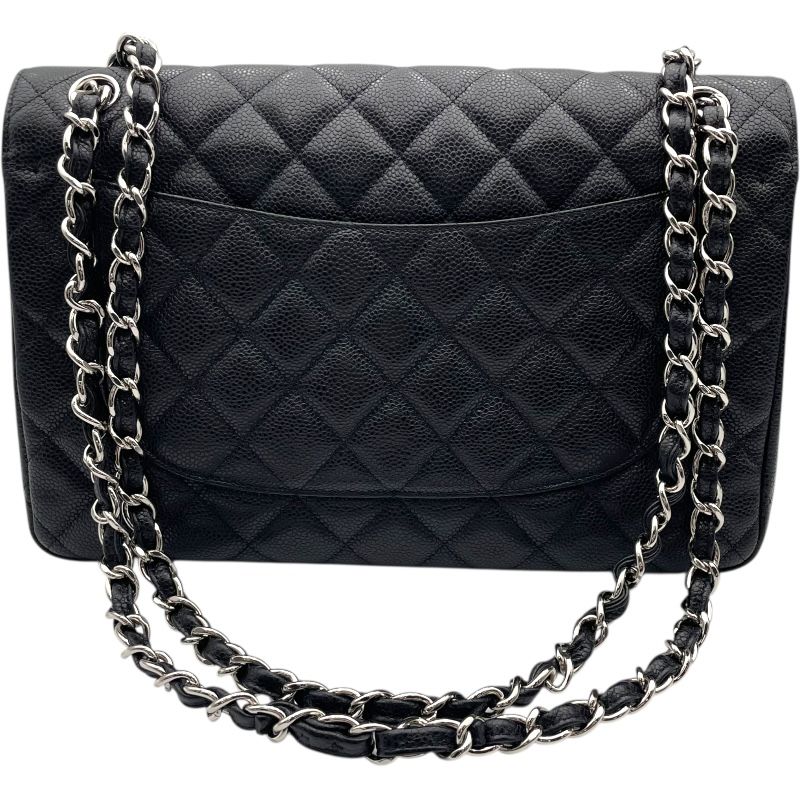 シャネル CHANEL デカマトラッセ30 A58600 ブラック SV金具 キャビア