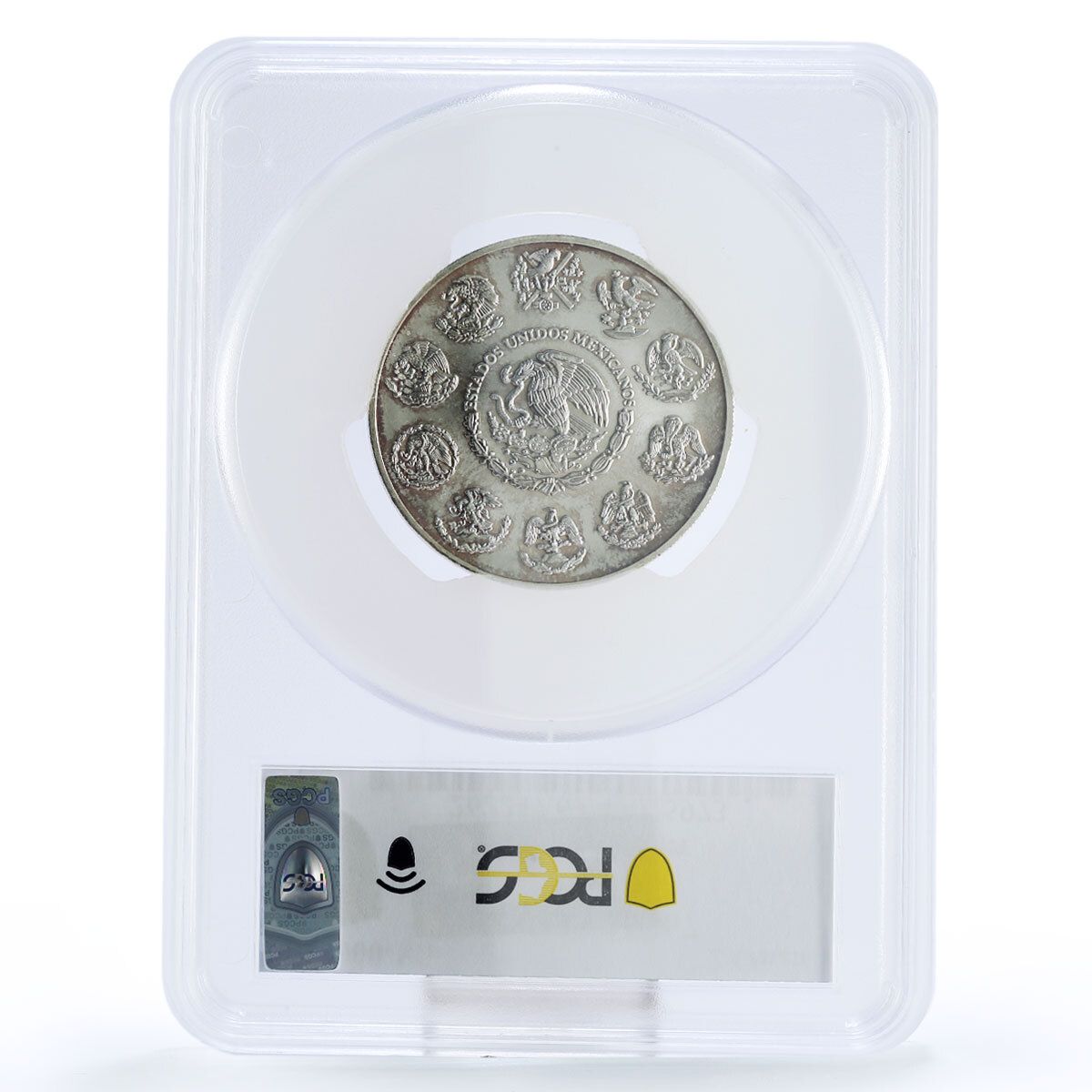 メキシコ 2オンサス リベルタッド 独立の天使 MS67 PCGS 銀貨 2000年