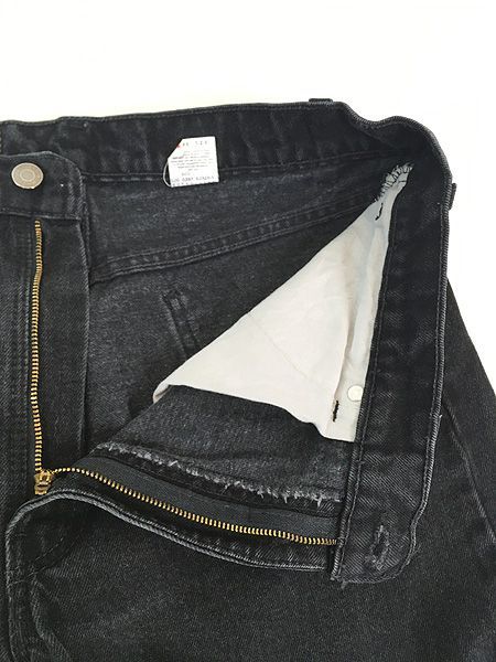 古着 90s USA製 Levi's 550-4159 サルファ スーパー ブラック デニム