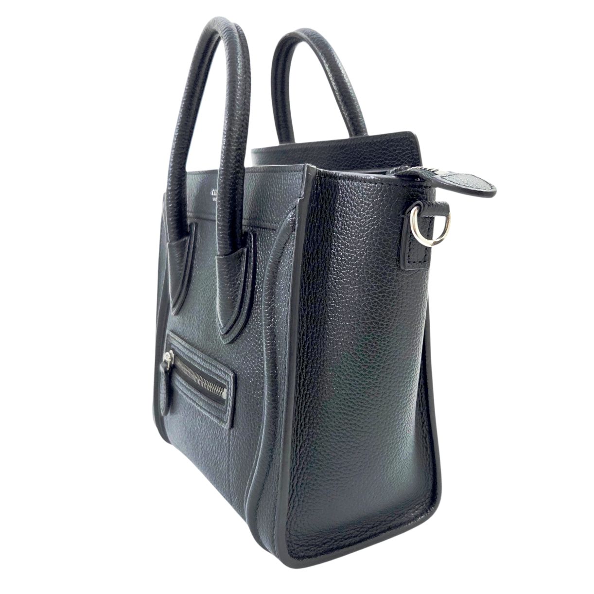 中古】CELINE セリーヌ ラゲージ ナノ ショッパー 168243 レザー