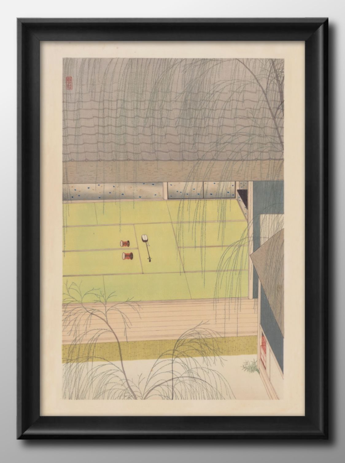 14140小村雪岱 青柳 A3 サイズ ポスター アート おしゃれ 絵画