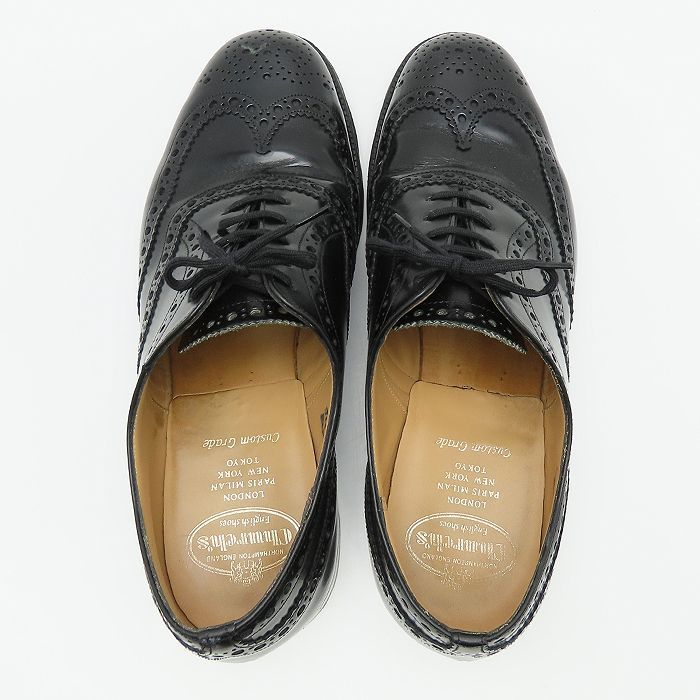 church's】チャーチ 靴 ビジネスシューズ ブラック BURWOOD POLISHED