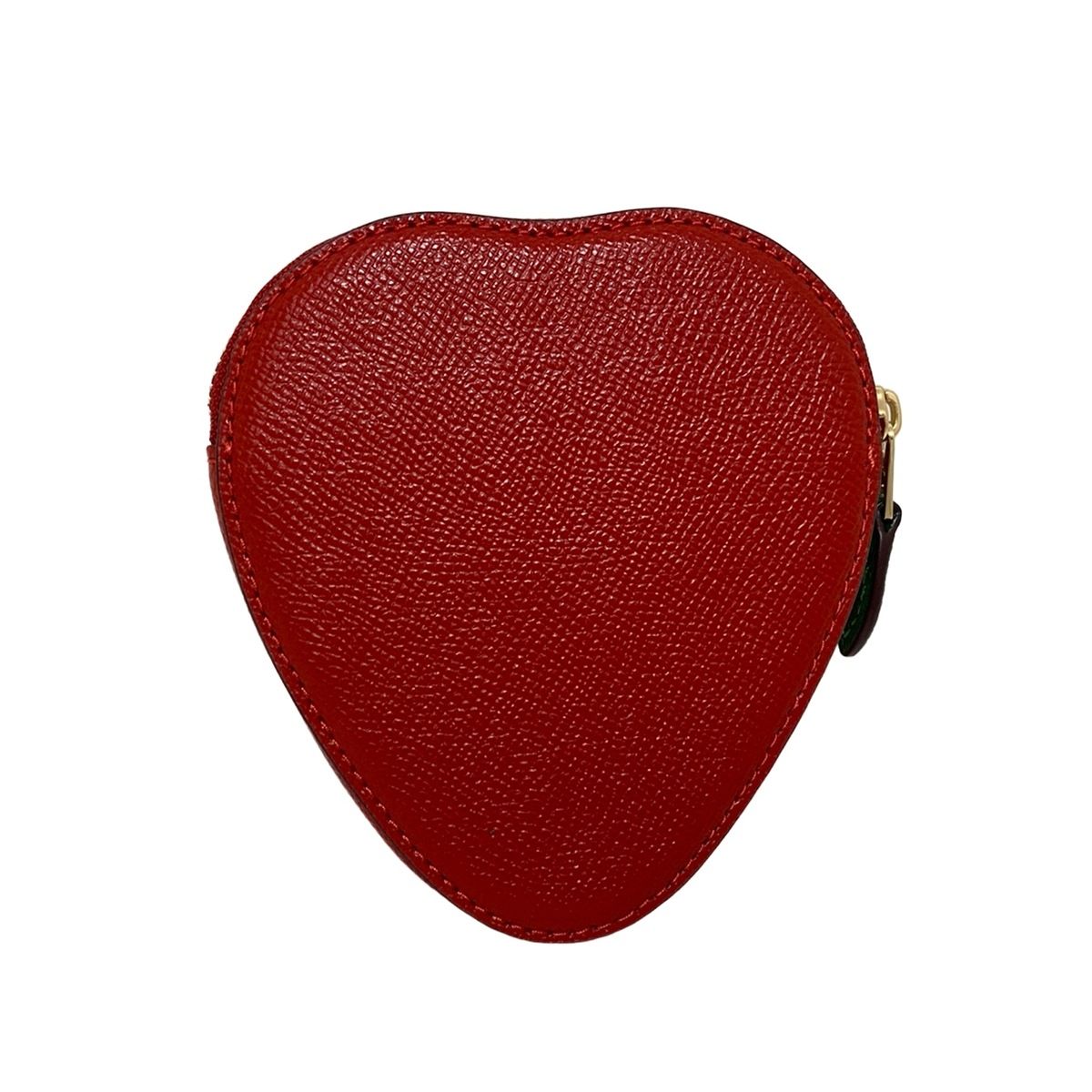 COACH コーチ コインケース ストロベリー コイン ケース CAN 28 レッド グリーン レザー