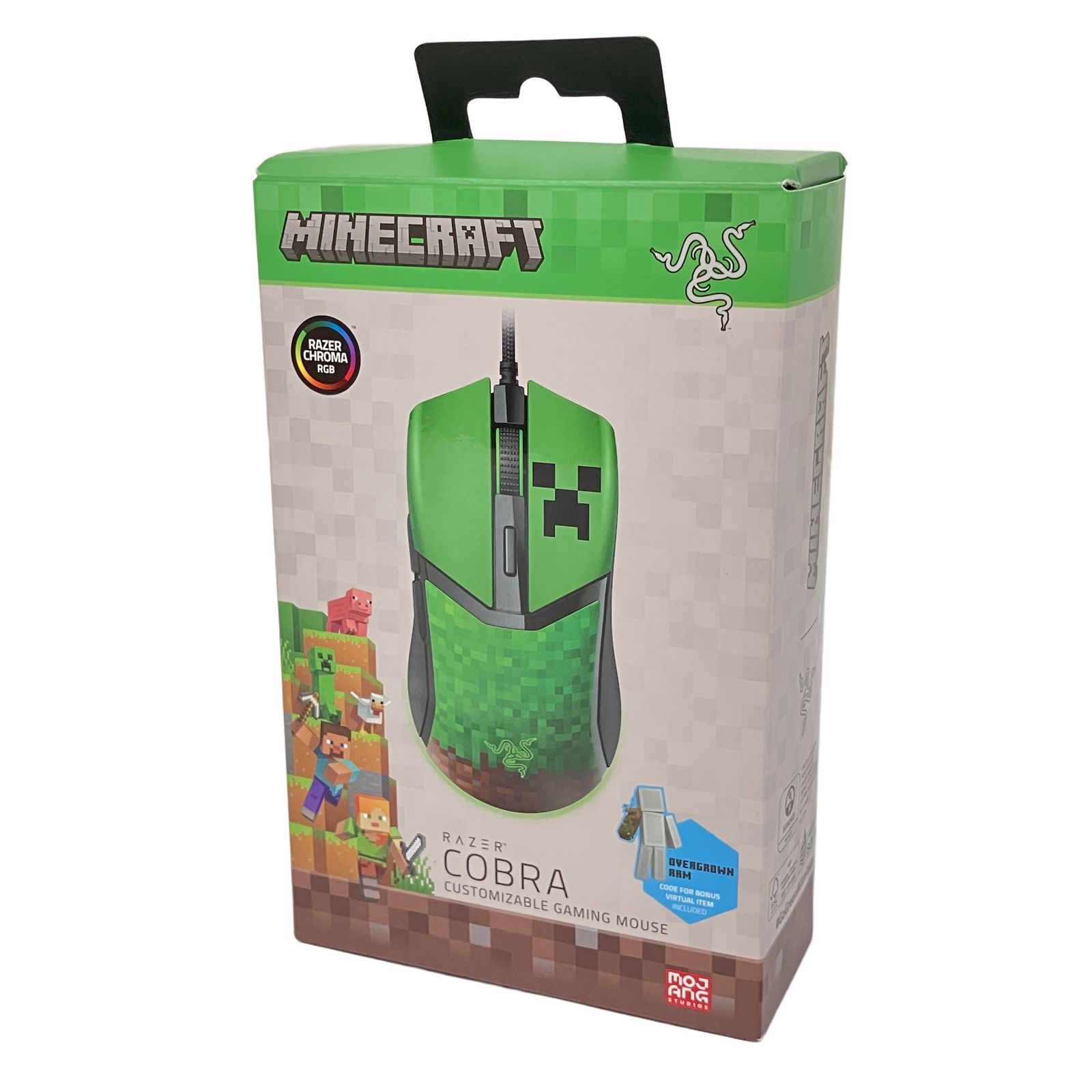 Razer COBRA RZ 01- -R 3 M 1 マインクラフト エディション ゲーミング マウス レイザー PC 周辺 機器 家電