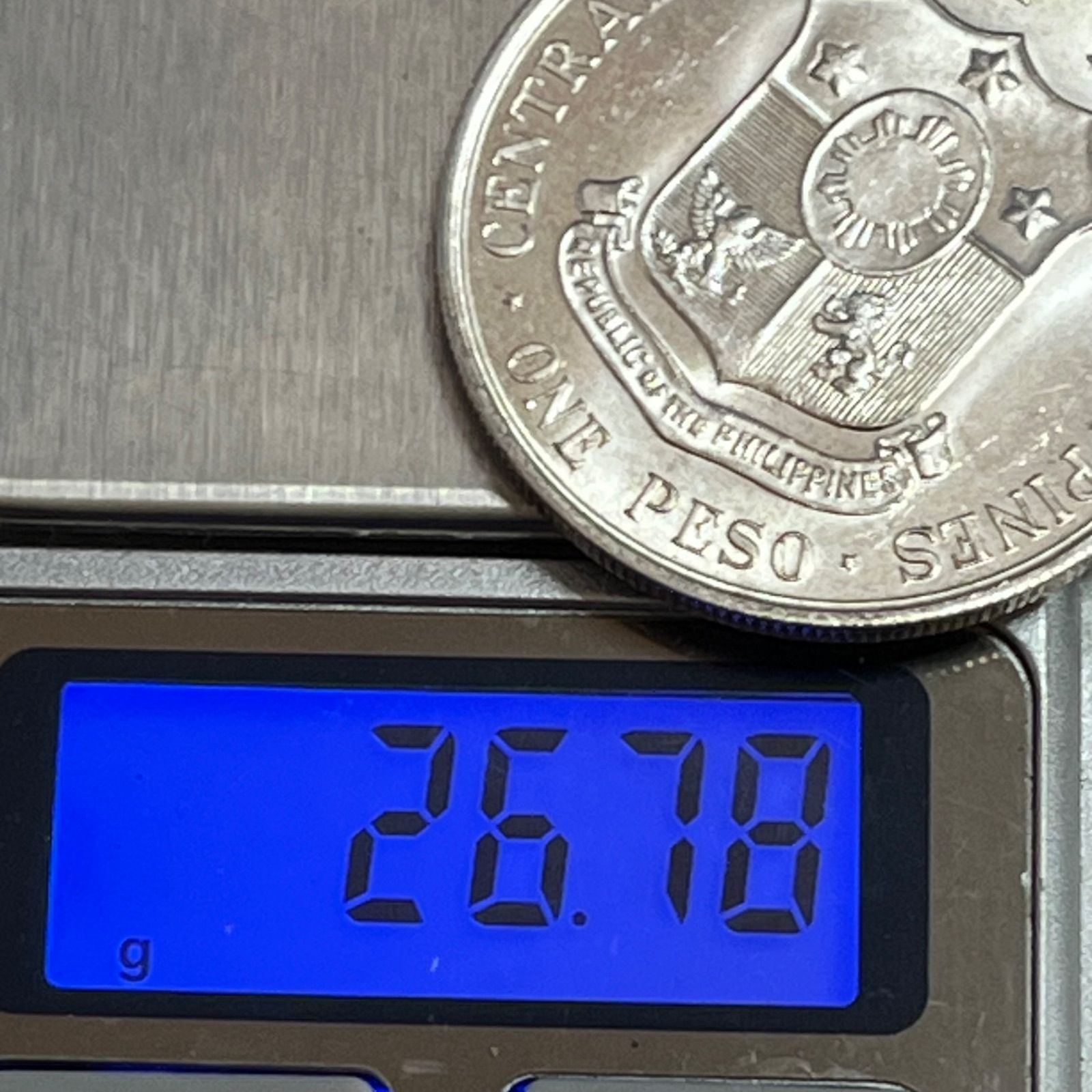 銀貨】1964年 フィリピン 1ペソ銀貨 アポリナリオ・マビニ生誕100周年