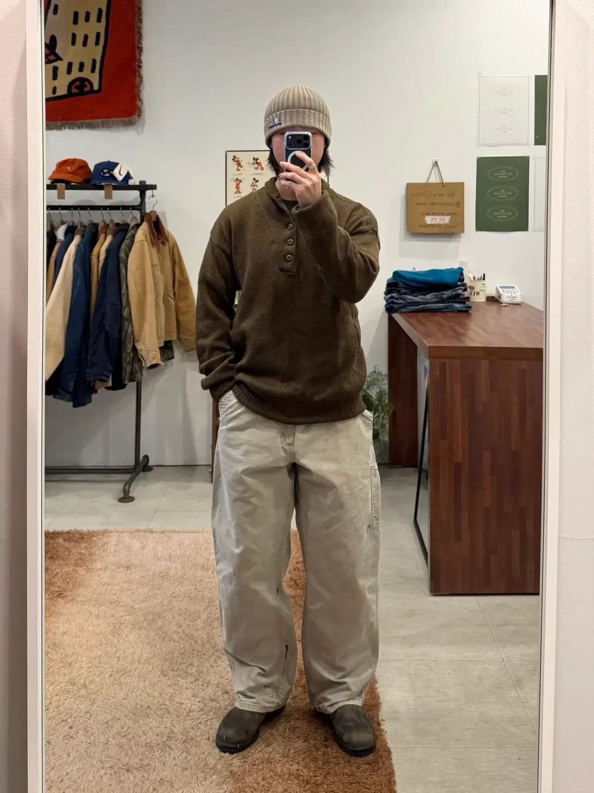 00 s Carhartt カーハート ペインティング カーペンター ウォーク パンツ 36-37