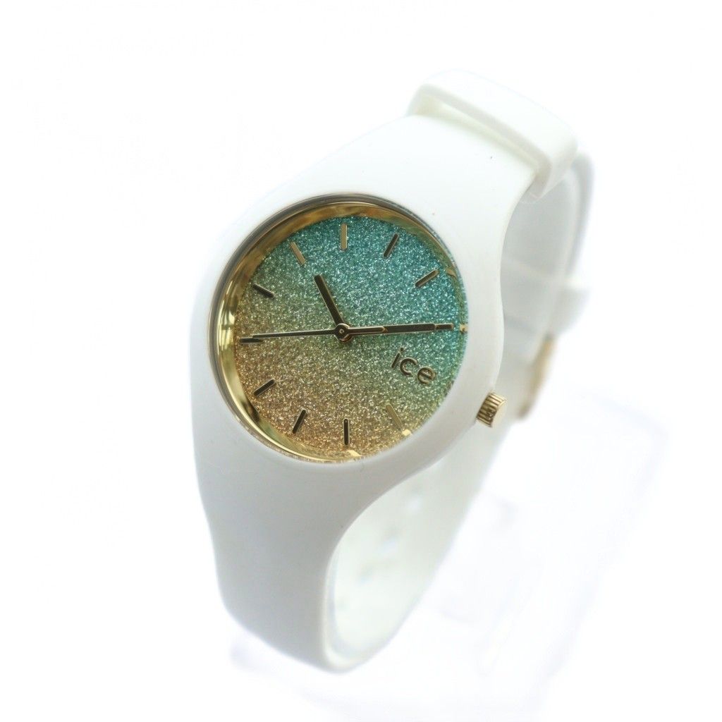アイス ウォッチ ice watch 腕時計 クォーツ ラウンド ラバー 白 ホワイト GY 18 MQ