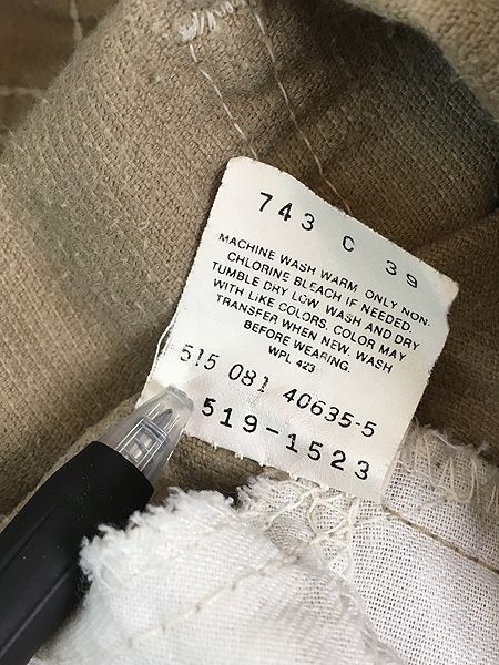 古着 90 s Levi 519-1523 コーデュロイ パンツ コーズ スリム W 33 L 27.5