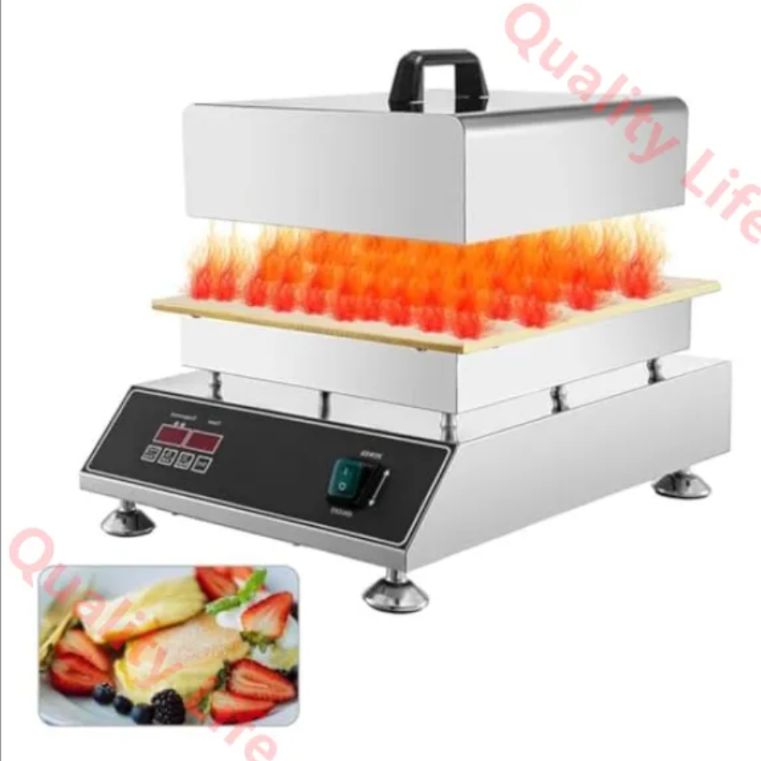 電気スフレマシン 業務用スフレマシン 電動カウンタートップどら焼き製造機 業務用1500 Wスフレ菓子器 温度範囲50 300℃ ノンスティック銅加熱プレート付き ケーキベーカー機器 レストラン パン屋用