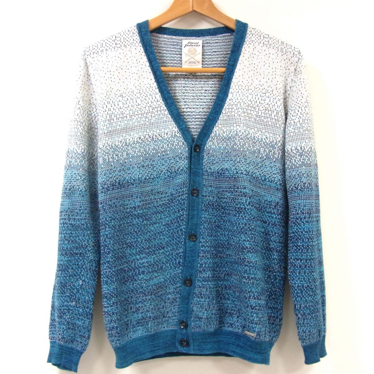 Diesel ディーゼル ニットカーディガン グラデーションカラー イタリア製 メンズ
