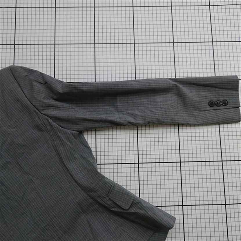 ◇ ⊇ ザ・スーツカンパニー THE SUIT COMPANY she グレーストライプ