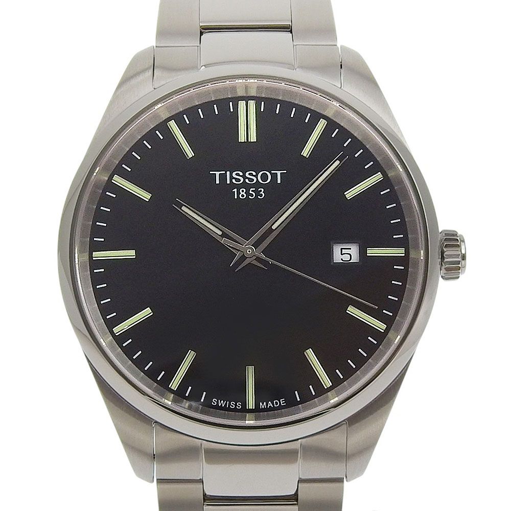 本物保証】 箱・保付 新品同様 ティソ TISSOT PR100 デイト T150 410