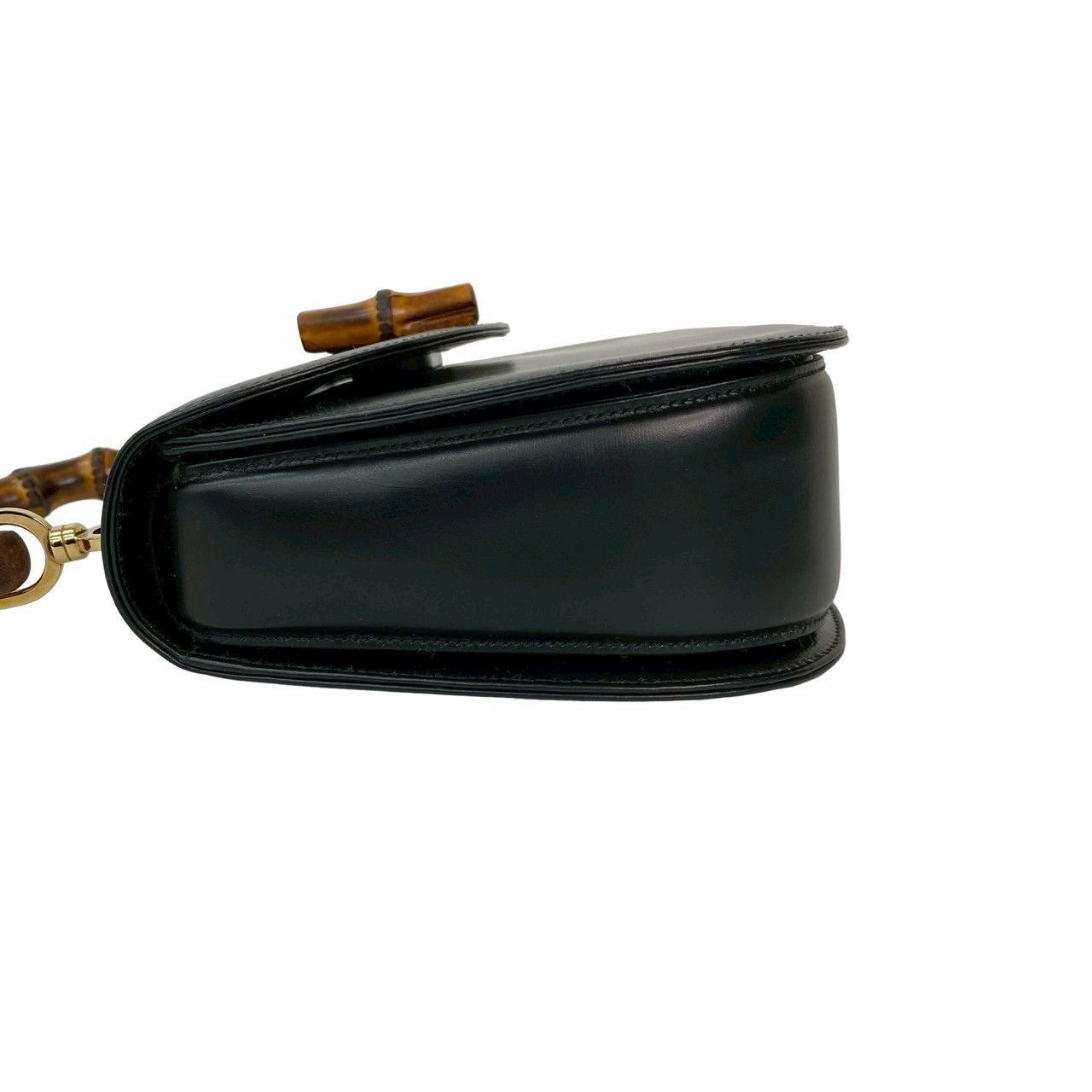 極美品 GUCCI グッチ レザー 本革 バンブー ビジネスバッグ トートバッグ GUCCI（グッチ） 美品 バンブー レザー ネイビー 000 2046 0188 2WAY