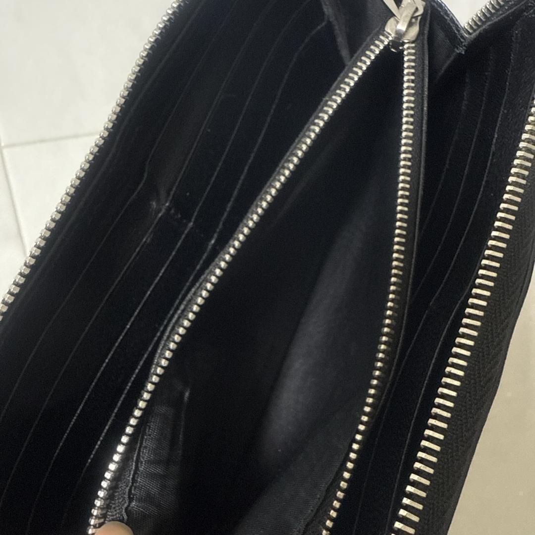 BALENCIAGA クラシック ラウンドファスナー スタッズ ブラック - メルカリ