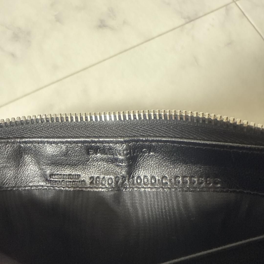 BALENCIAGA クラシック ラウンドファスナー スタッズ ブラック - メルカリ