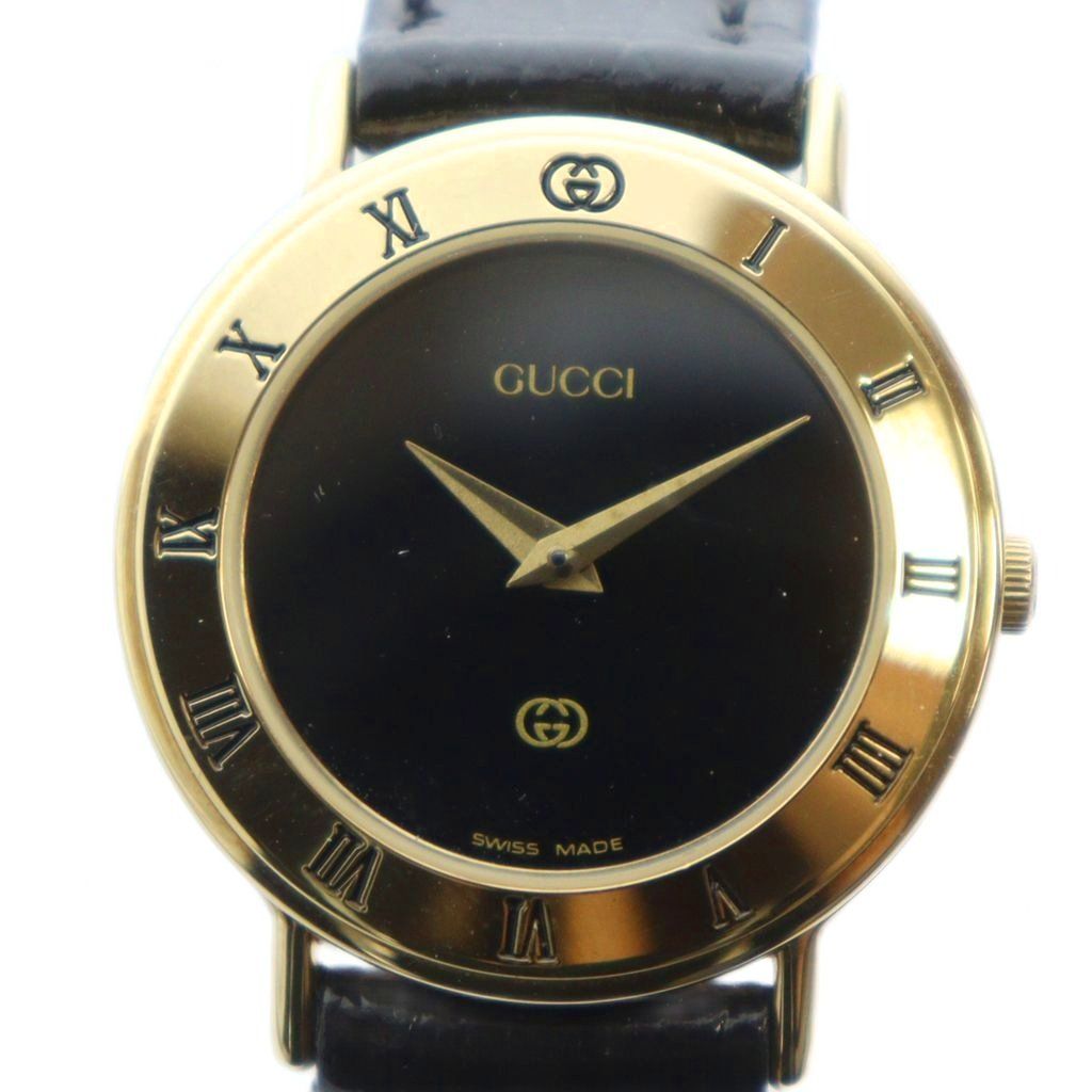 GUCCI レザー 時計 グッチ 腕時計 メンズ レディース 時計 GUCCI Gタイムレス 38mm 革