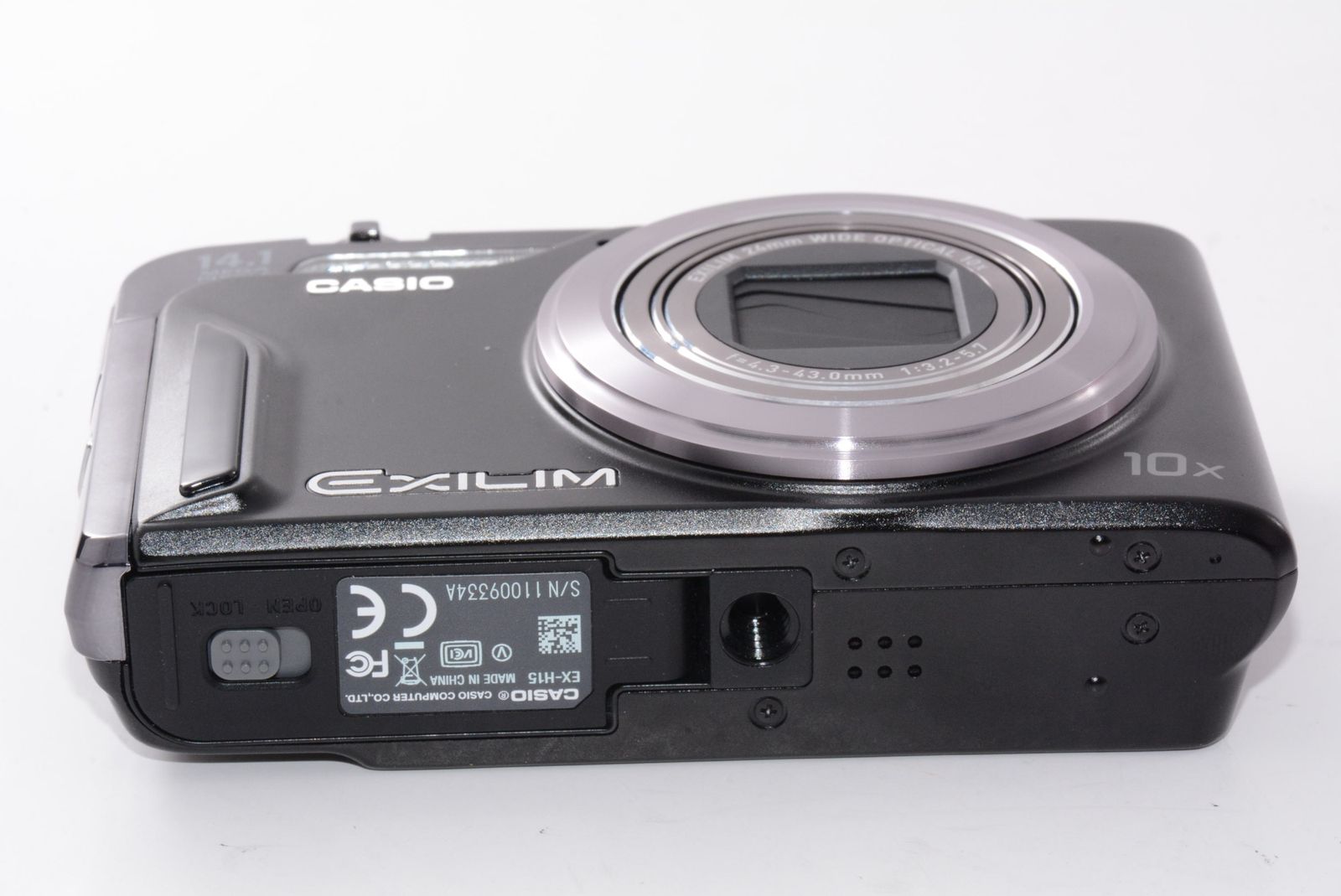 外観特上級】CASIO カシオ EXILIM EX-H15 ブラック - メルカリ