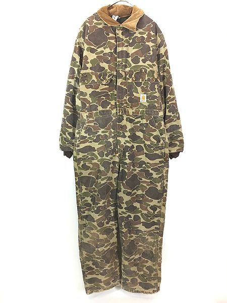 古着 80s USA製 Carhartt フロッグスキン ダック ハンター カモ