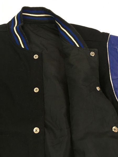 古着 90s JH Design No6 Mark Martin 本革 レザー × メルトン ウール