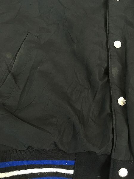 古着 90s JH Design No6 Mark Martin 本革 レザー × メルトン ウール