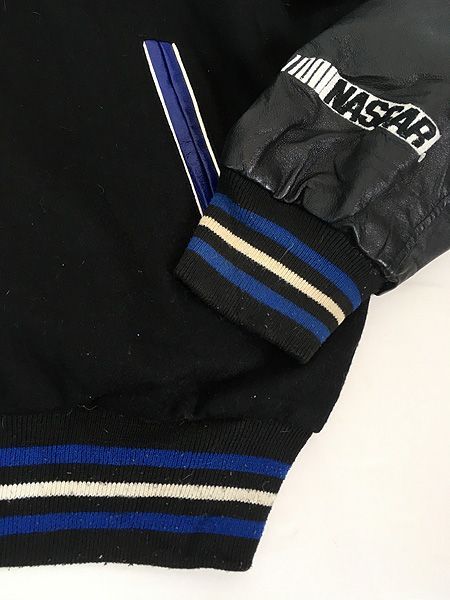 古着 90s JH Design No6 Mark Martin 本革 レザー × メルトン ウール