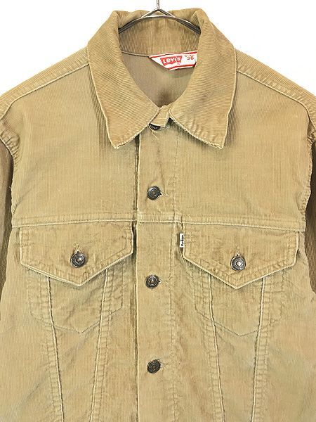 古着 70s Levis 70505 3rdタイプ コーデュロイ トラッカー ジャケット