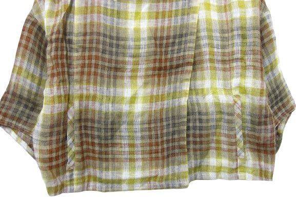 未使用】センソユニコ io comme io イオコムイオ 麻 リネン100％ 五分