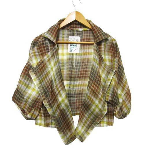 未使用】センソユニコ io comme io イオコムイオ 麻 リネン100％ 五分