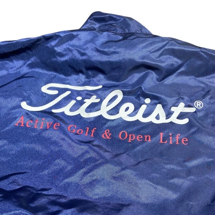 Titleist タイトリスト ロゴプリント ナイロン 100%ジャケット日本製