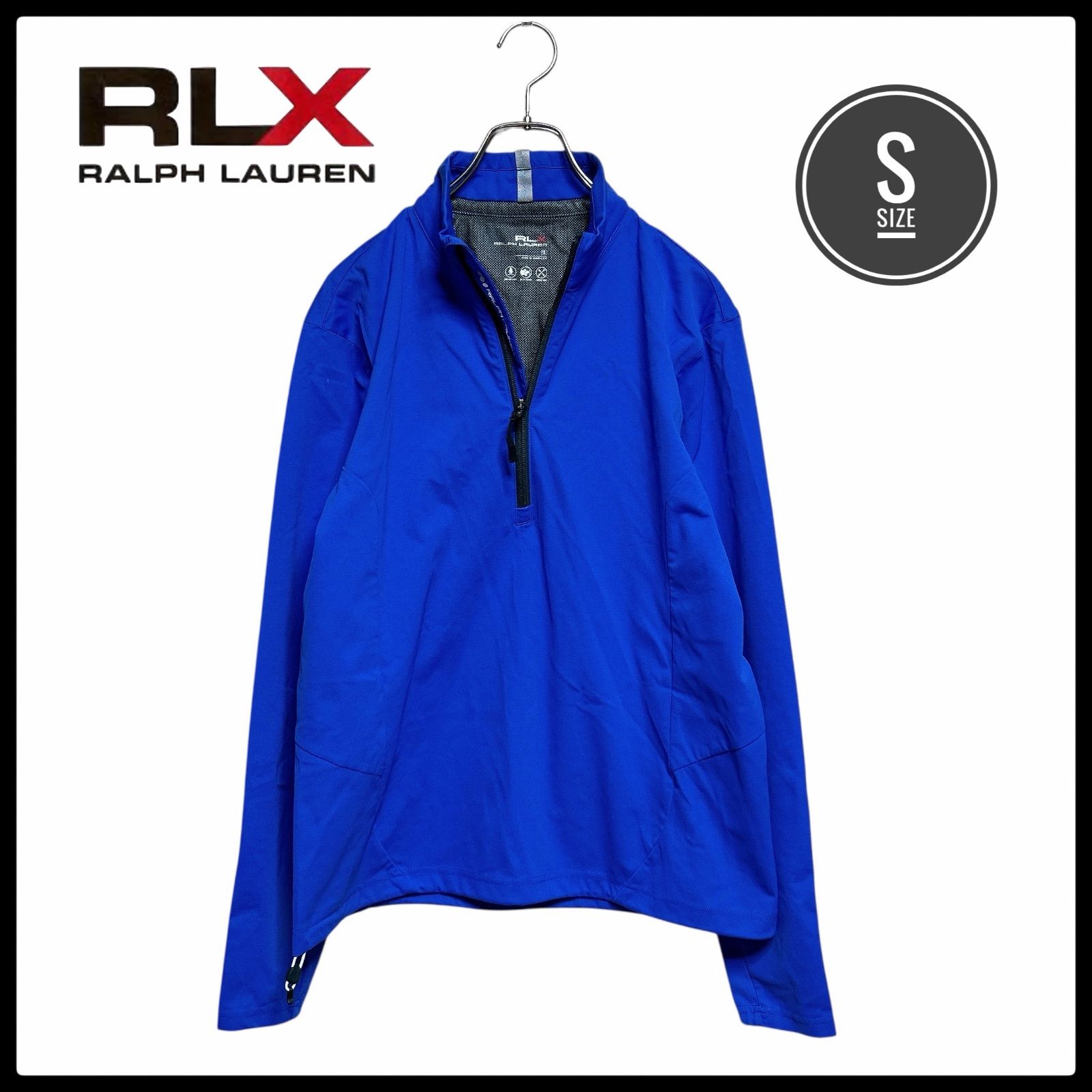RLX ラルフローレン　ナイロンハーフジップカットソー　ゴルフウェア RLX RALPH LAUREN ラルフローレン ゴルフ ウェア ハーフジップ プル