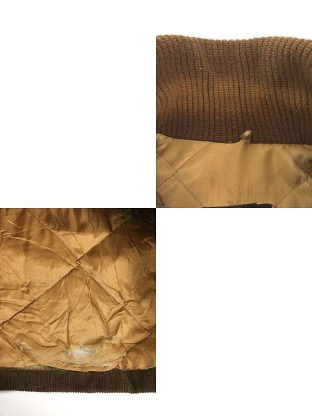 古着 古着 70s Sears パデッド キルティング ライナー ヘチマ襟 コーデュロイ ファラオ ジャケット コート XL TALL  70s Sears パデッド キルティング ライナー ヘチマ襟