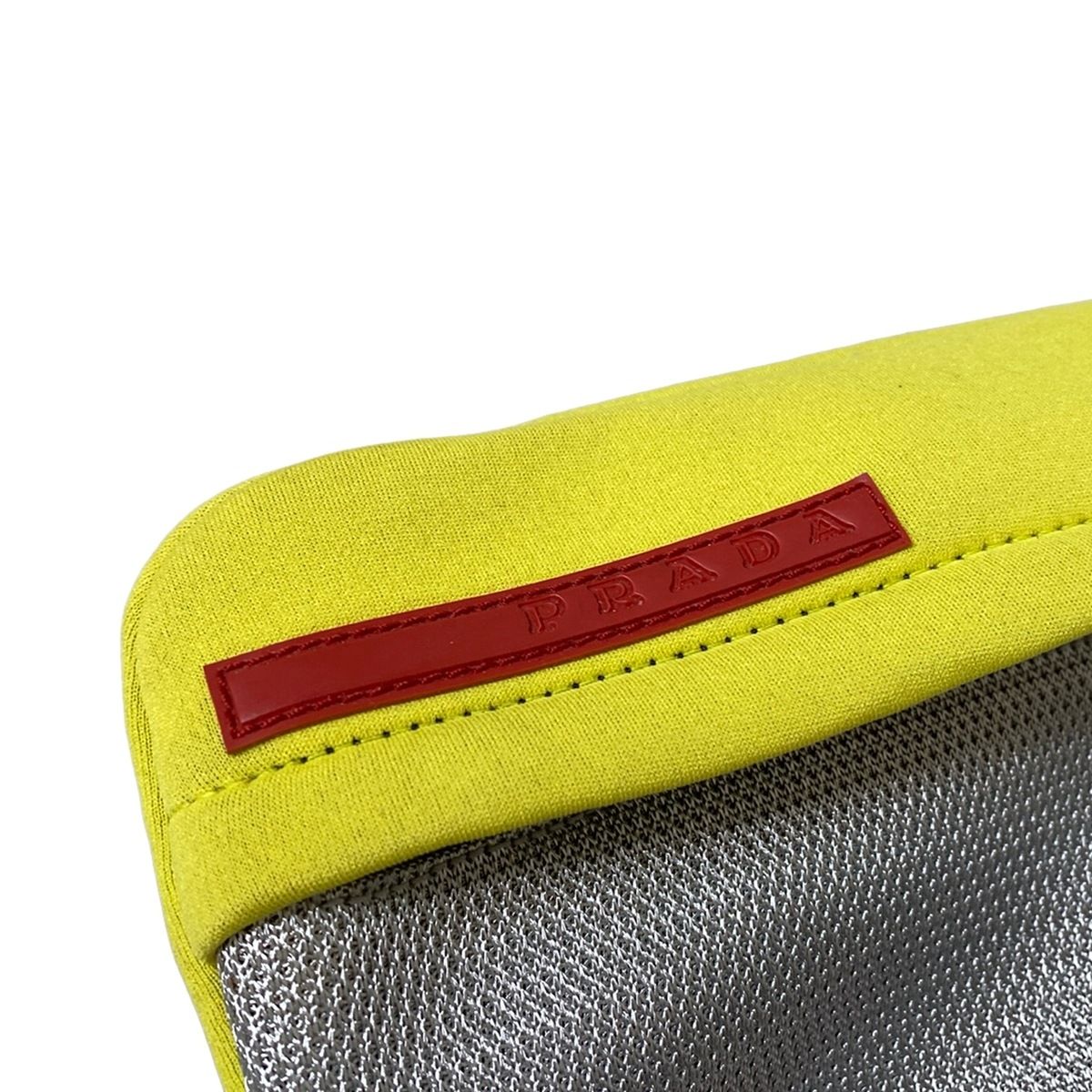 PRADA SPORT(プラダスポーツ) ポーチ - MV557 シルバー×イエロー