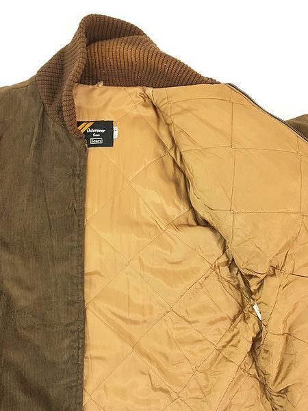 古着 70s Sears パデッド キルティング ライナー ヘチマ襟