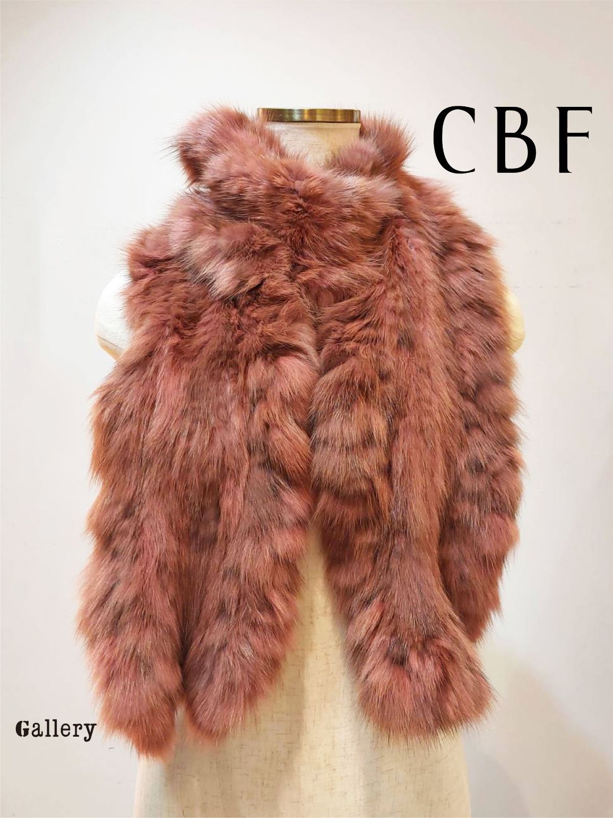 い CBF シービーエフ セーブルマフラー ファーマフラー 毛皮マフラー