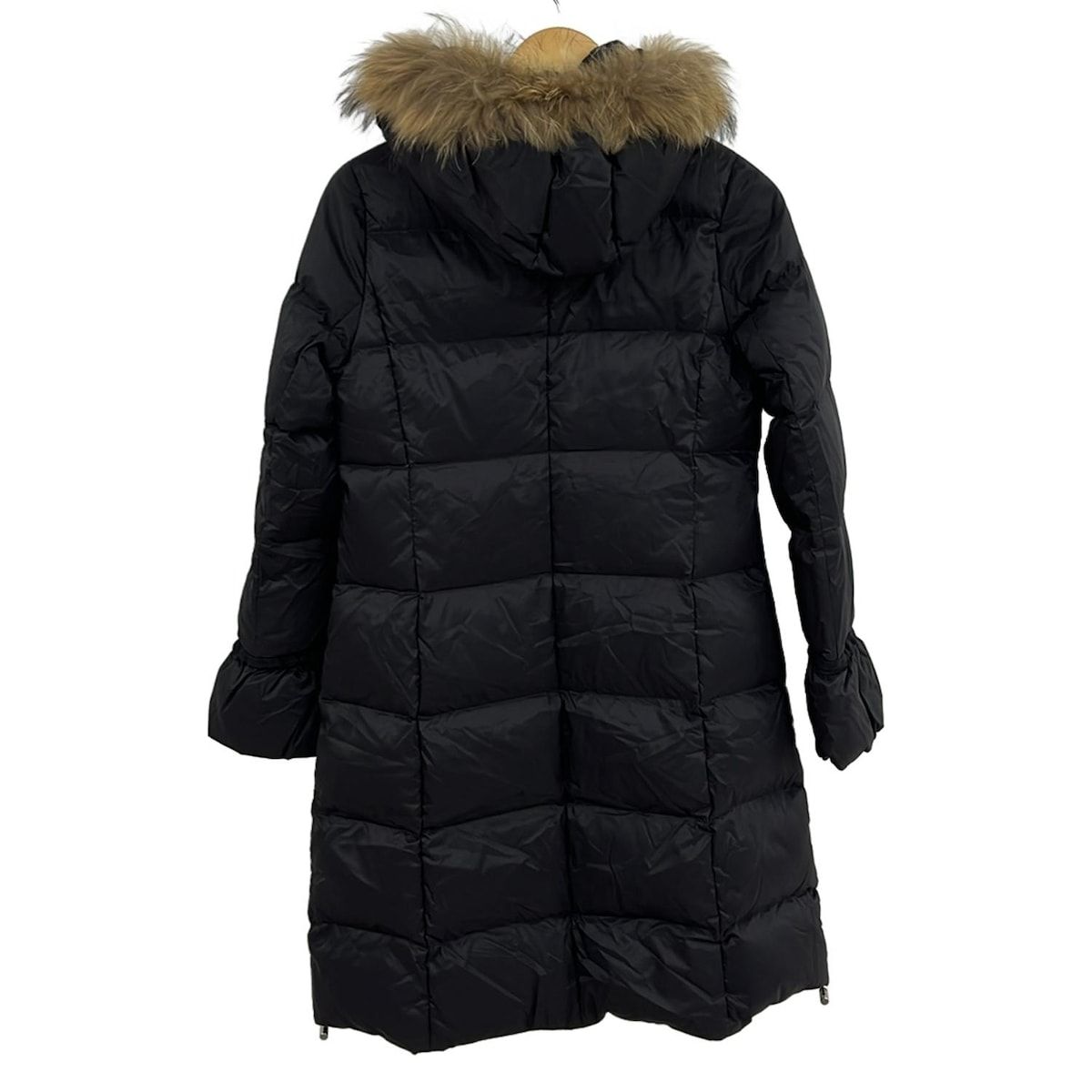 ランバンオンブルー LANVIN en Bleu ダウンコート サイズ38 M - 黒