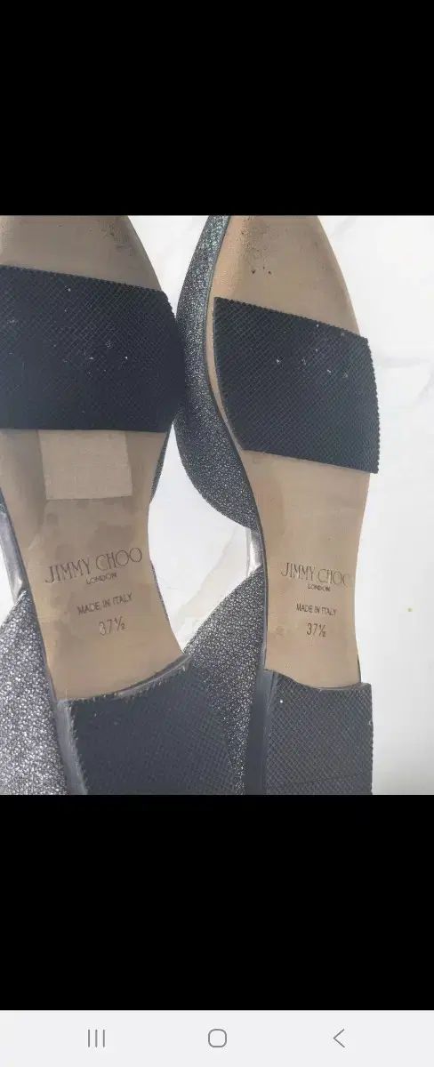 ジミーチュウ グリッター フラット シューズ 37 5 正規品 - メルカリ