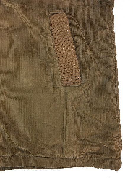 古着 古着 70s Sears パデッド キルティング ライナー ヘチマ襟 コーデュロイ ファラオ ジャケット コート XL TALL  70s Sears パデッド キルティング ライナー ヘチマ襟