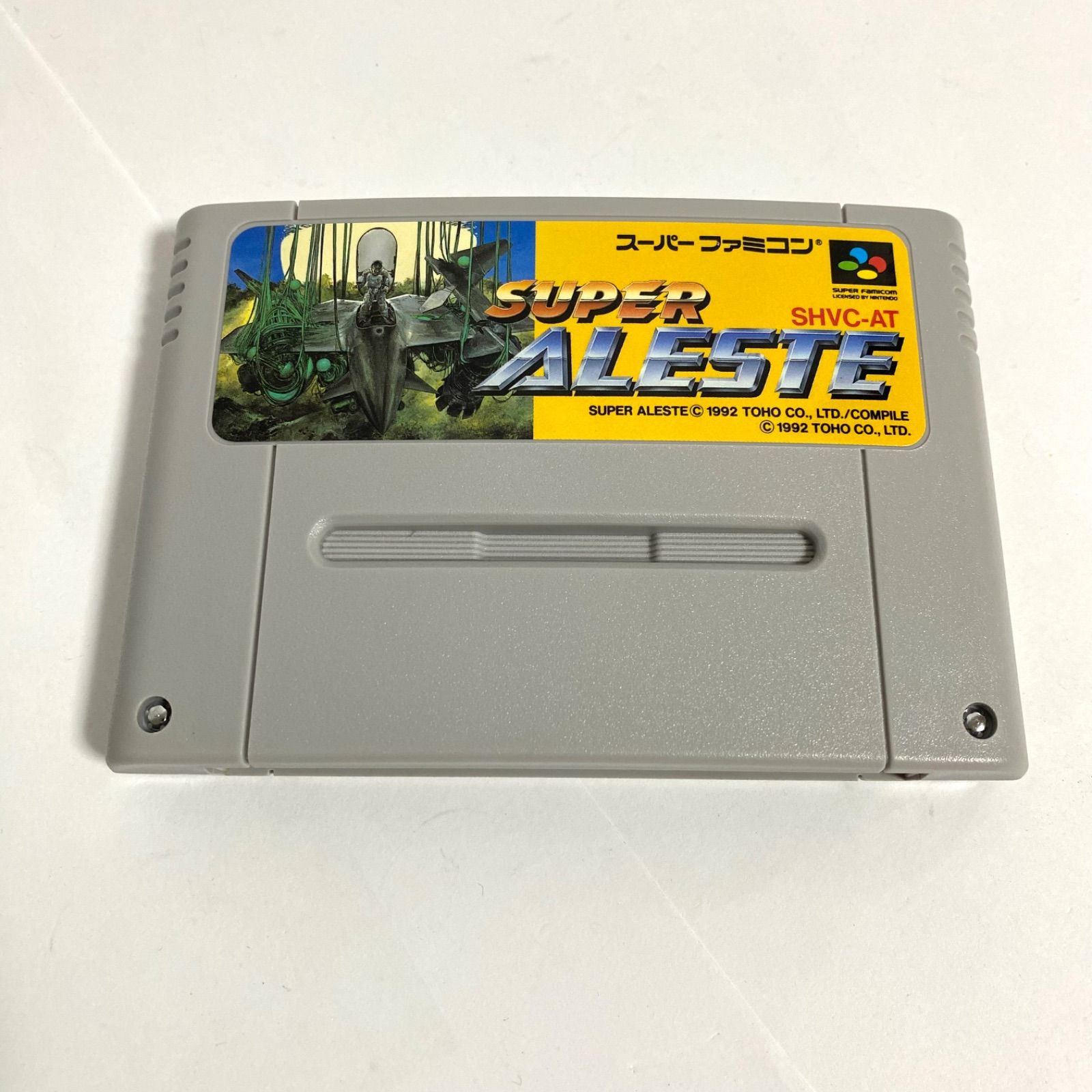 スーパーファミコン スーパーアレスタ ソフト 外箱 説明書 ふぞく