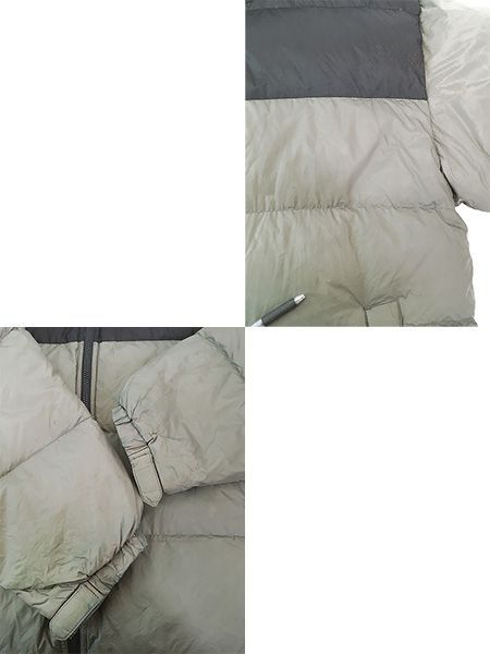 古着 90s GAP 軽量 2tone 防水 PUコーティング シェル ダウン