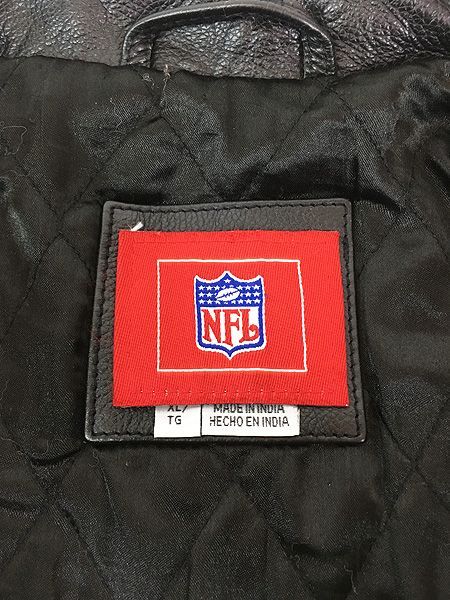 古着 90s Chalk Line NFL Chicago Bears ベアーズ 本革 レザー