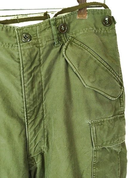 古着 50 s 米軍 US ARMY M-51 ヘビー コットンサテン フィールド カーゴ パンツ S-L