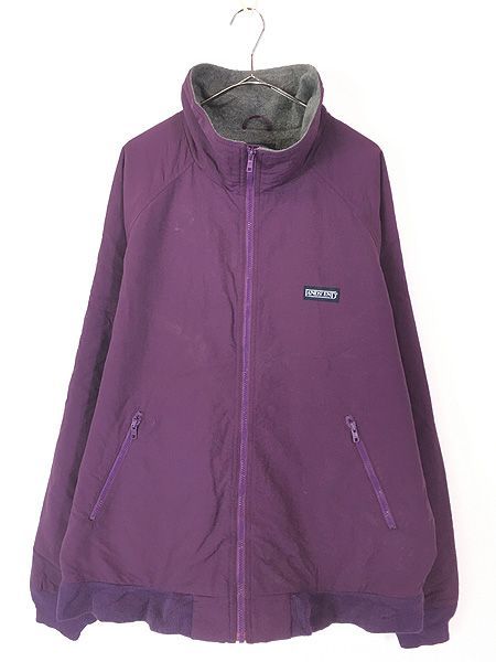 古着 90s LANDS' END 「Squall Jacket」 フリース ライナー パデッド
