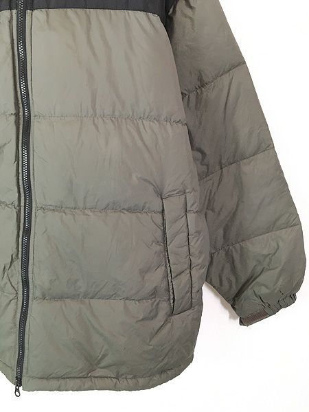 古着 90s GAP 軽量 2tone 防水 PUコーティング シェル ダウン