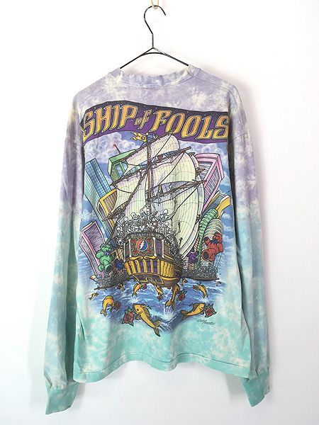 古着 90s Grateful Dead 「Ship of Fools」 スカル ローズ デッドベア