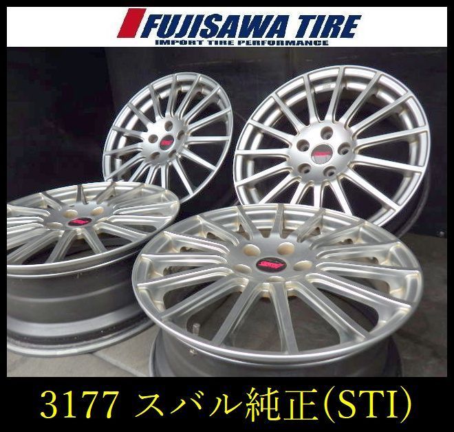 3177 A SUBARU STI 18 x 7 5 J H 114 3 55 4本