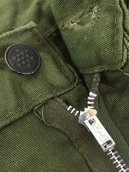 古着 60s 米軍 US ARMY 「カニ股」 100%コットンサテン ミリタリー