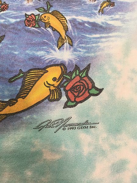 古着 90s Grateful Dead 「Ship of Fools」 スカル ローズ デッドベア
